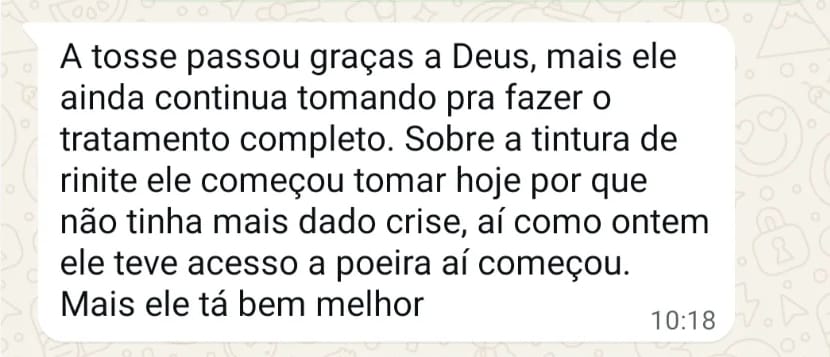 Depoimento de mãe sobre o PNSI